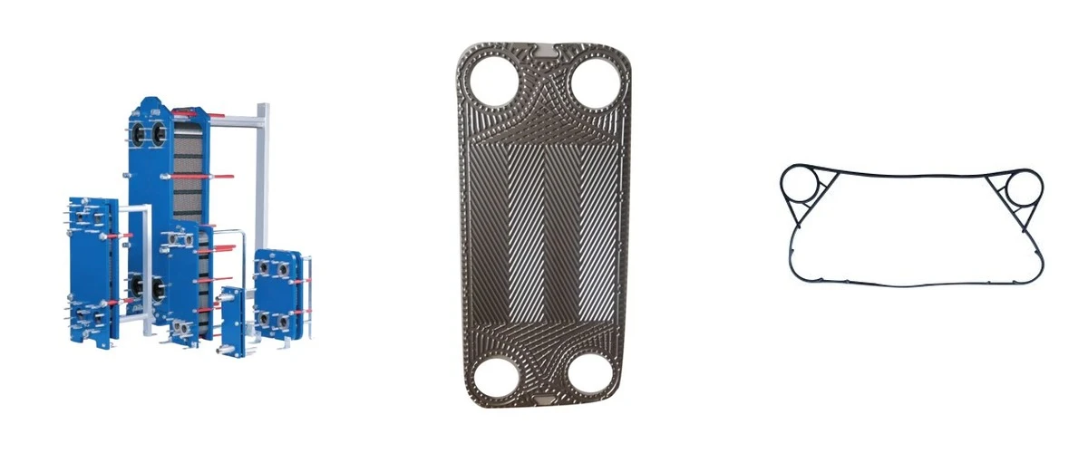 Complete plate heat exchangers heat exchanger plates and gaskets for chemical processing applications